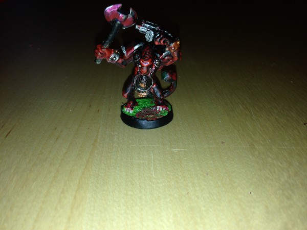 40k - Gammel converted Khorne champion