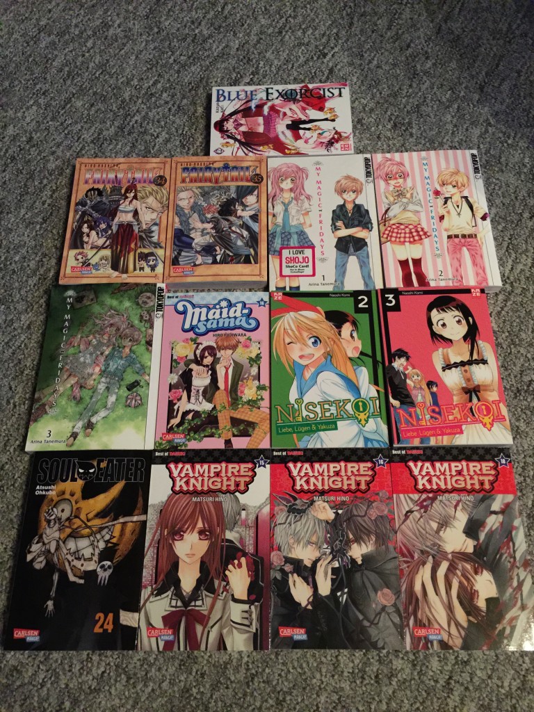 Oktober måneds mangaer