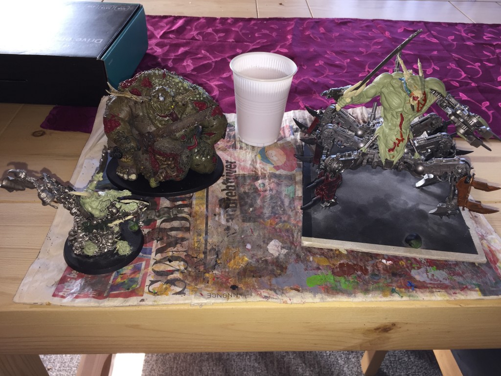 I gang med de tre rådne Nurgle tjenere