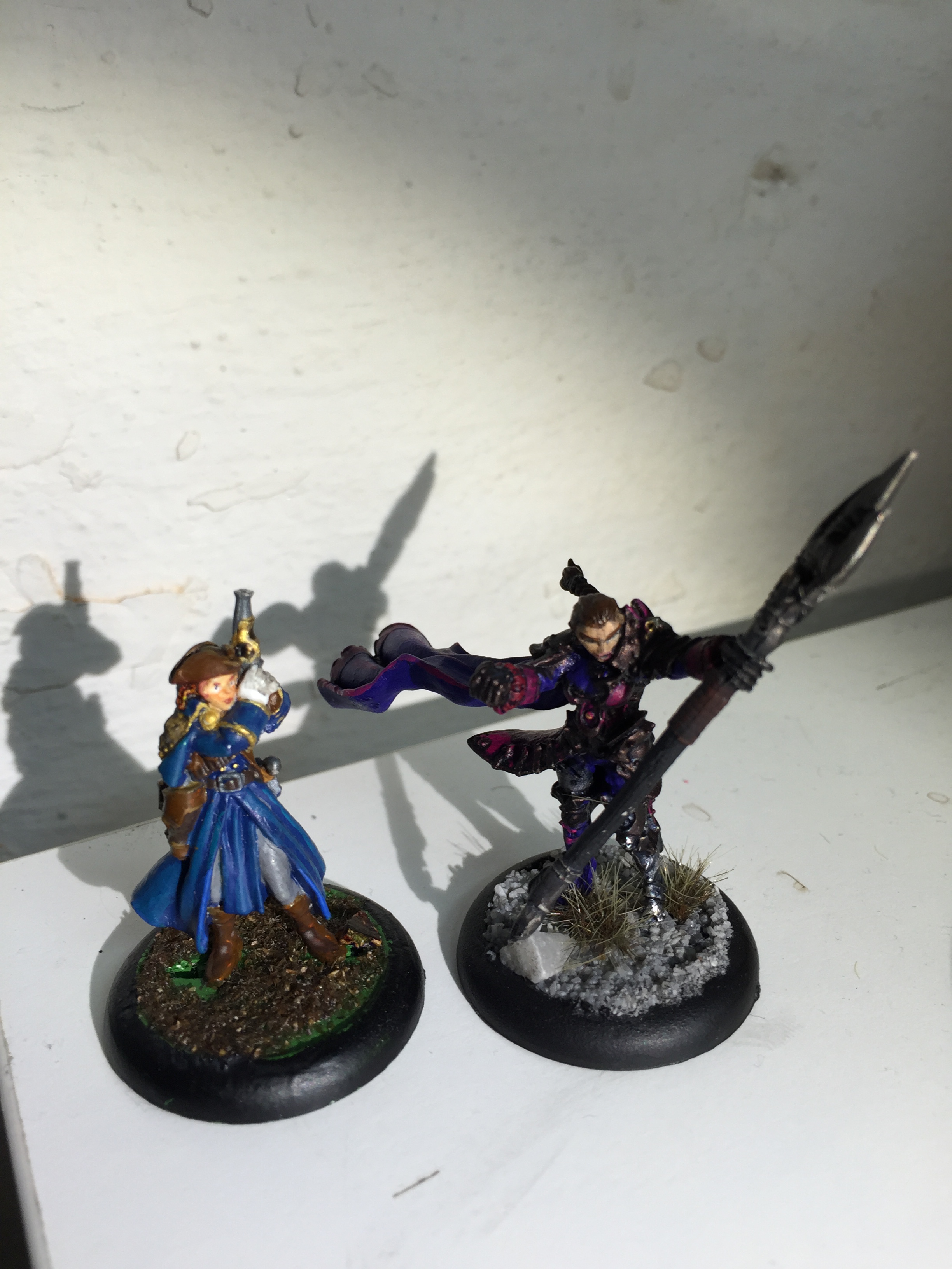 Gun mage og Fiona the Black shinet up