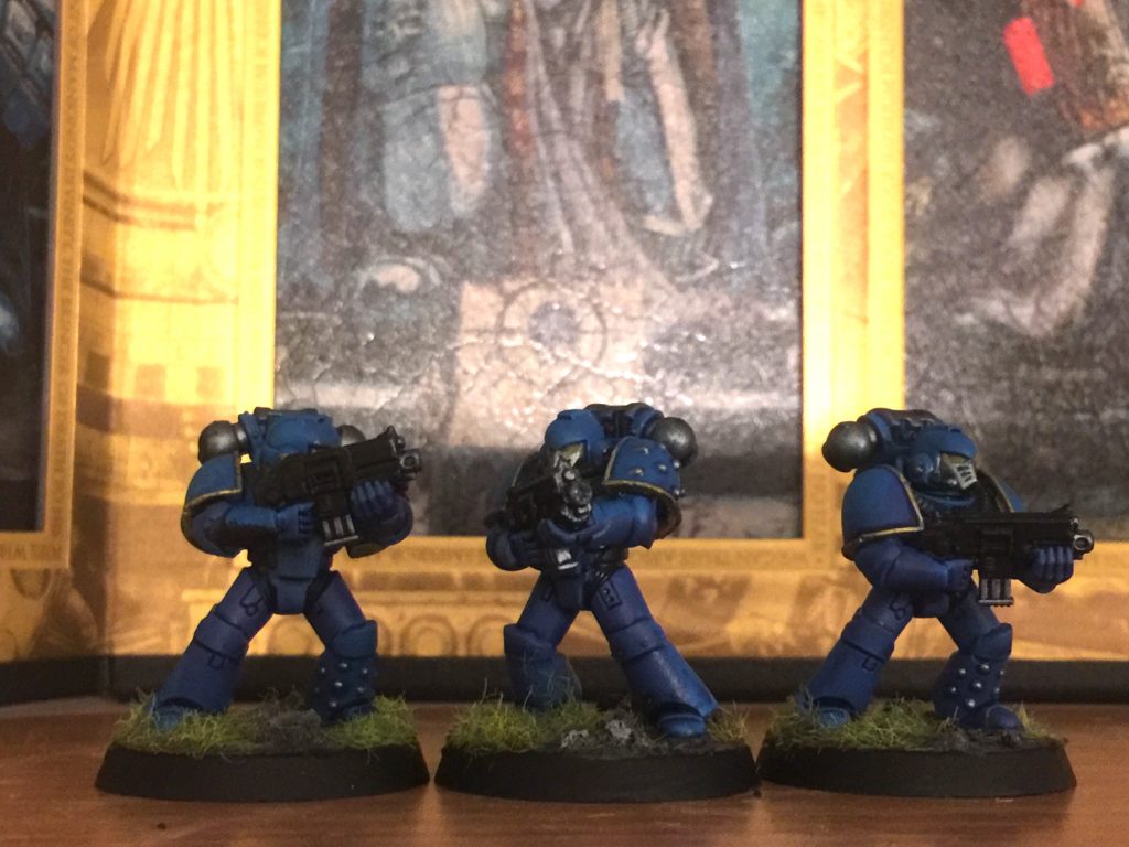 UltraMarines Legion Tactical Space Marines i Mark IV Armour [30k)