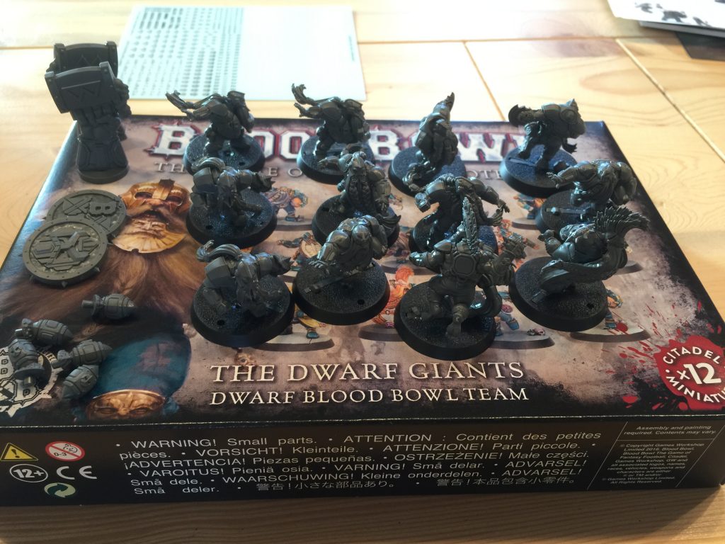 Dværge Blood Bowl hold