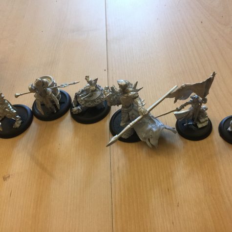 Jeg har samlet lidt WarmaHordes figurer i dag