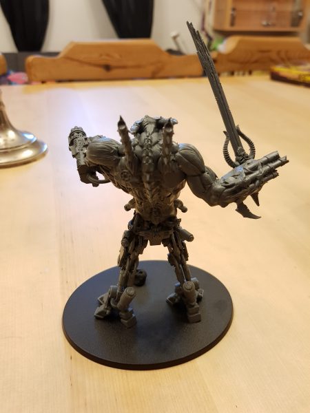 Kit-bashed deamon-engine [40k]