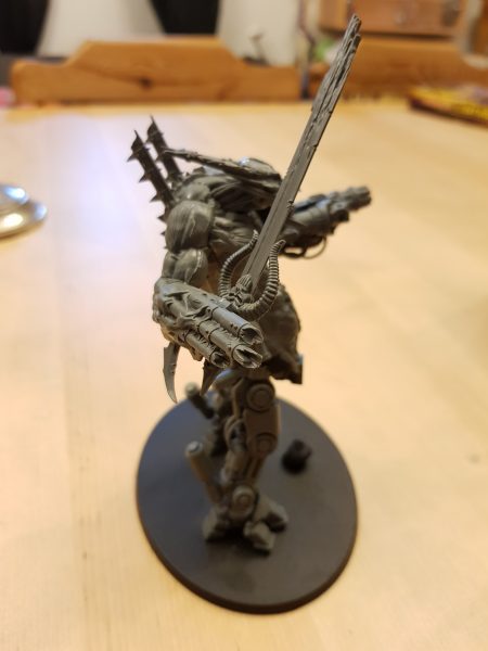 Kit-bashed deamon-engine [40k]