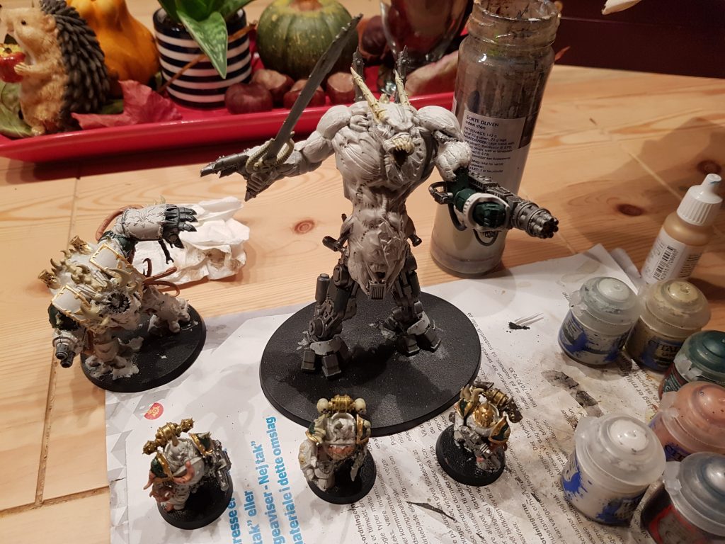 Death Guard og deamon engine undervejs [40k]