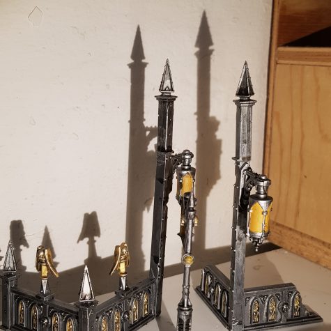 Lamper og hegn terræn til 40k