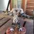 Kit-bashed deamon-engine malet [40k]