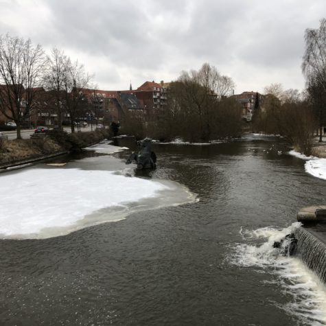 Is i Odense Å ved Munke Mose
