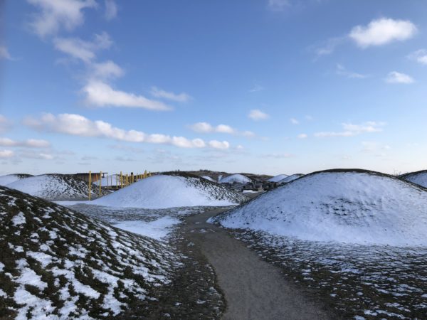 Stige Ø med sne