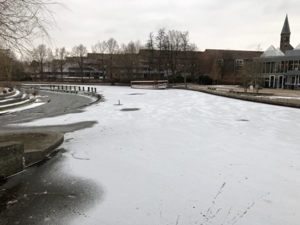 Is i Odense Å ved Munke Mose