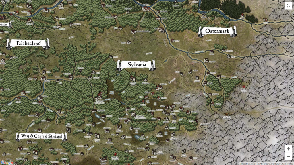 Barrichmere i Sylvania og omkringliggende områder