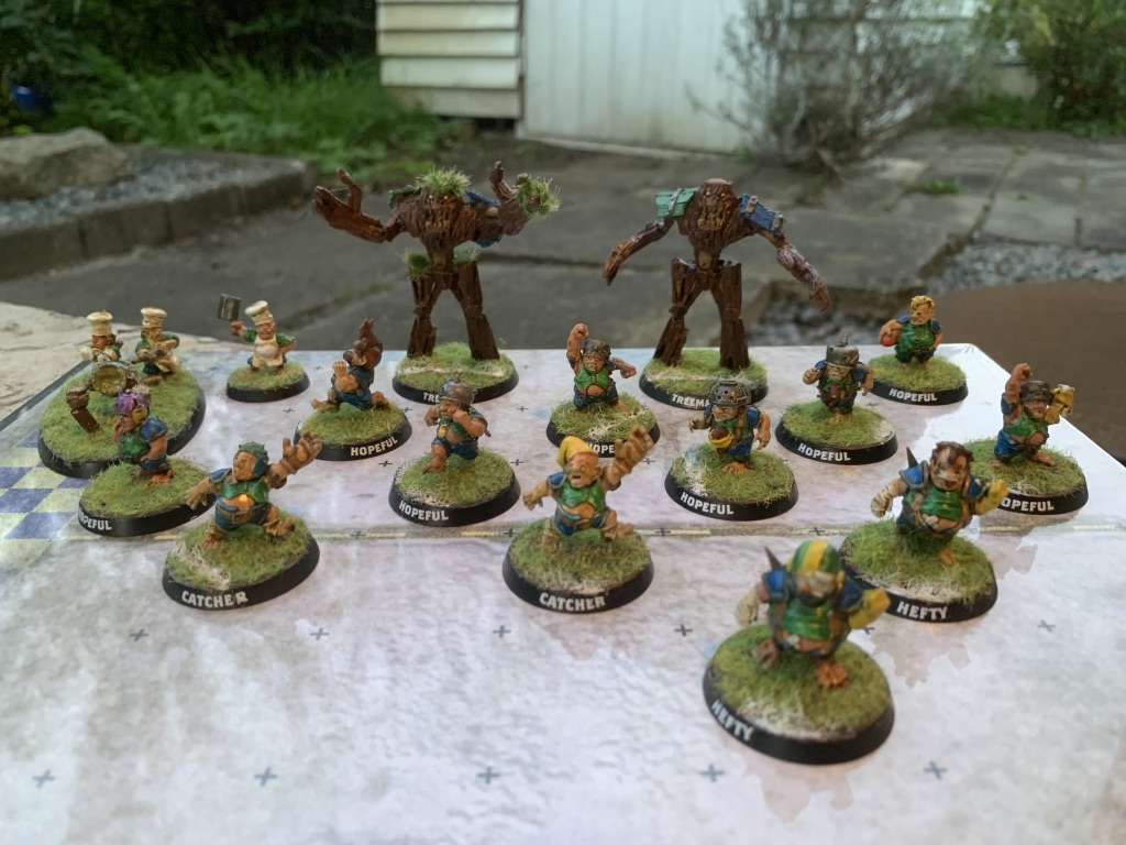 Samlet og malet Cloverfield Stompers [BloodBowl] hold