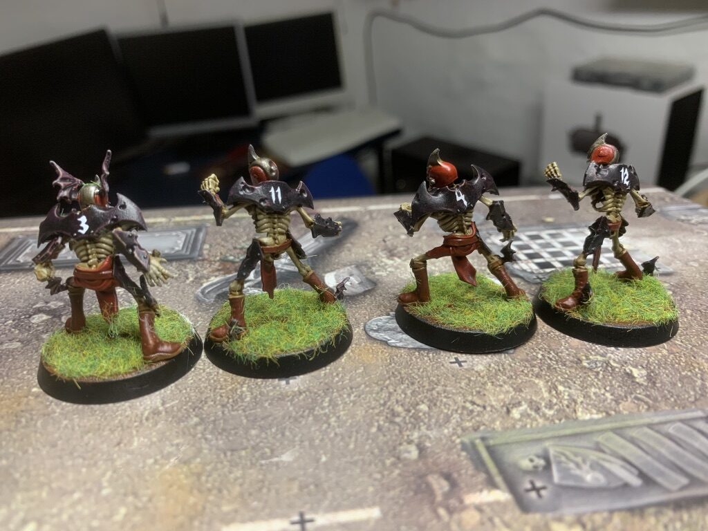 Wights og Skeletter, Barrichmere Barrowgeists, Shambling Undead [Blood Bowl]