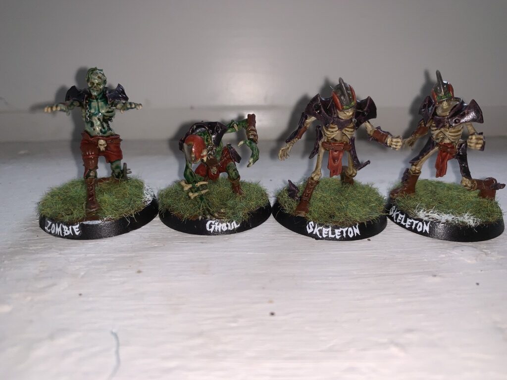 Ghoul, Zombie og Skeletter, Barrichmere Barrowgeists, Shambling Undead [Blood Bowl] 