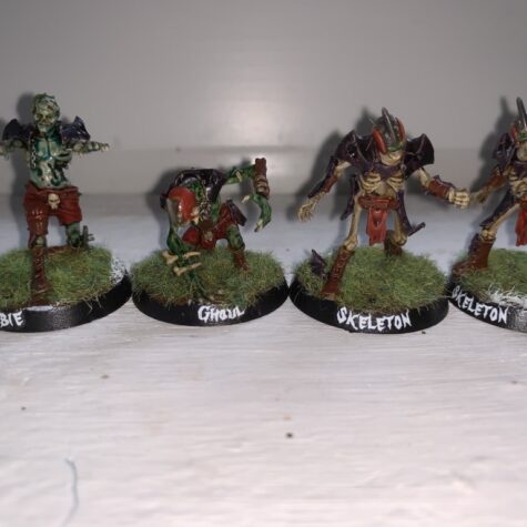 Ghoul, Zombie og Skeletter, Barrichmere Barrowgeists, Shambling Undead [Blood Bowl]