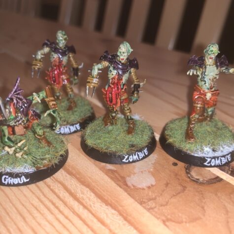 Ghoul og Zombies, Barrichmere Barrowgeists, Shambling Undead [Blood Bowl]