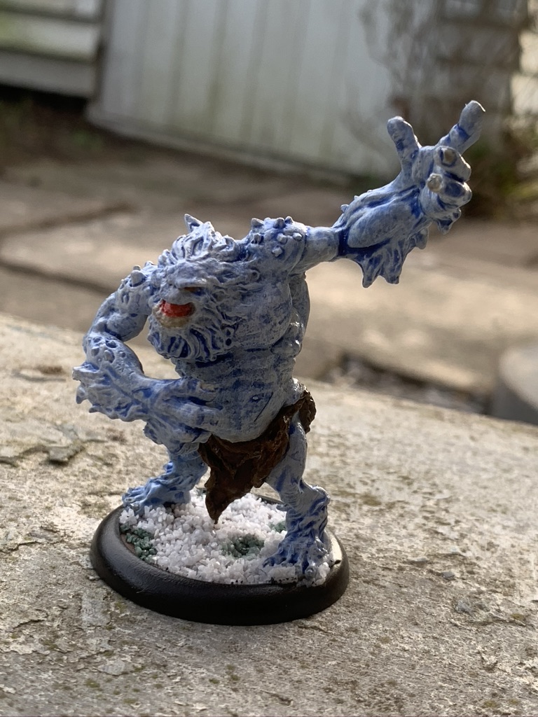 Trollbloods Winter Troll [Hordes]