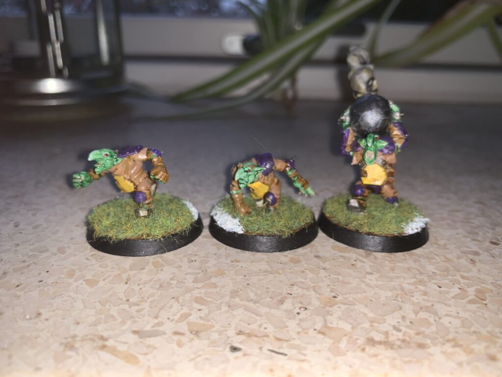 Goblins med Bommer [Blood Bowl]