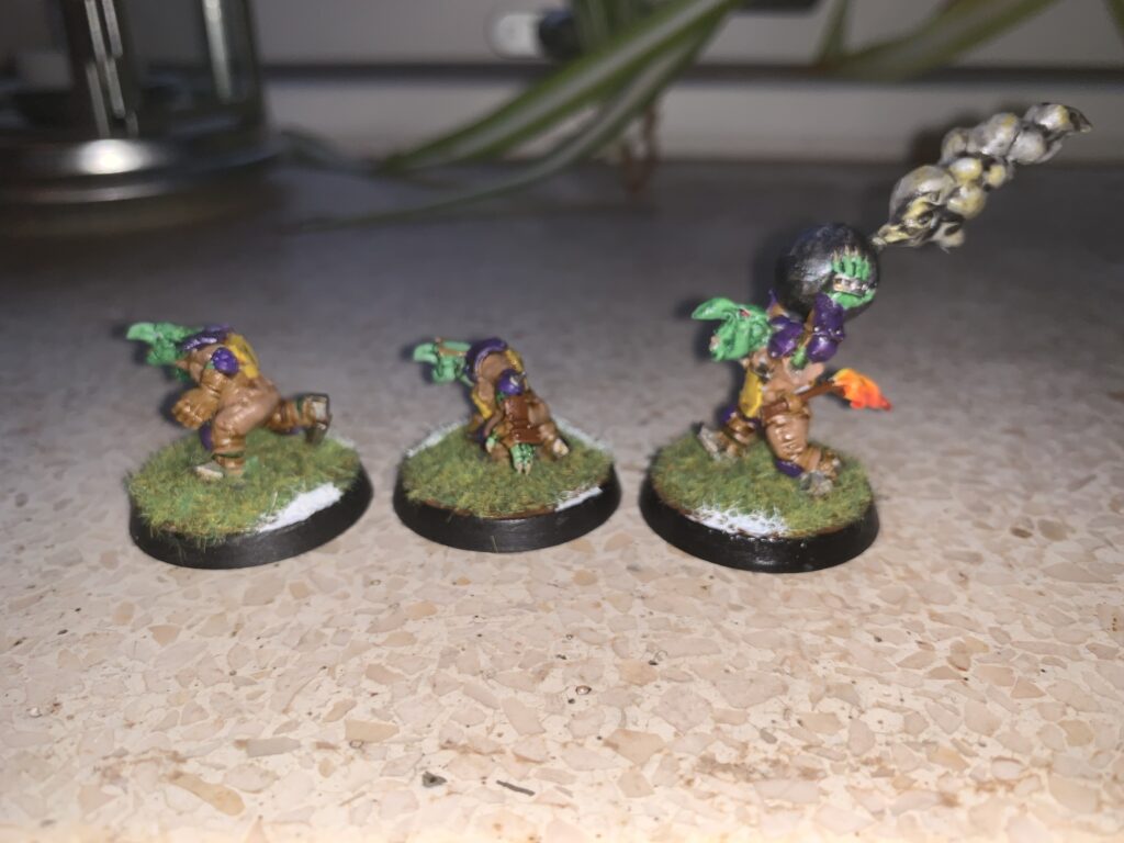 Goblins med Bommer [Blood Bowl]
