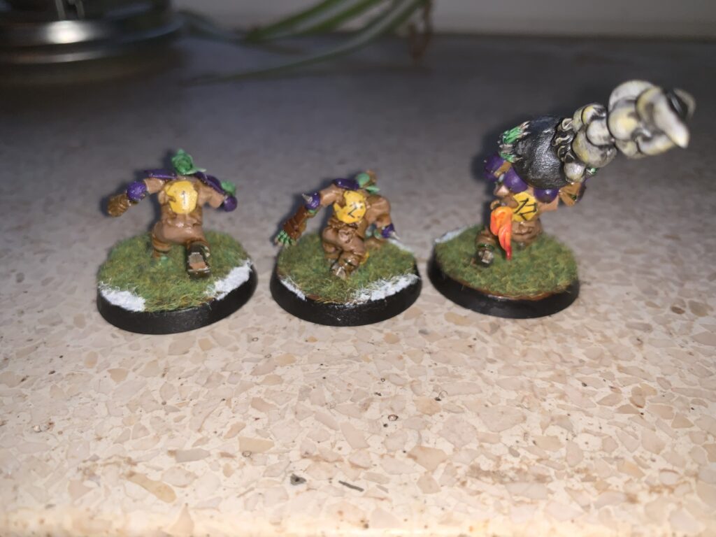Goblins med Bommer [Blood Bowl]