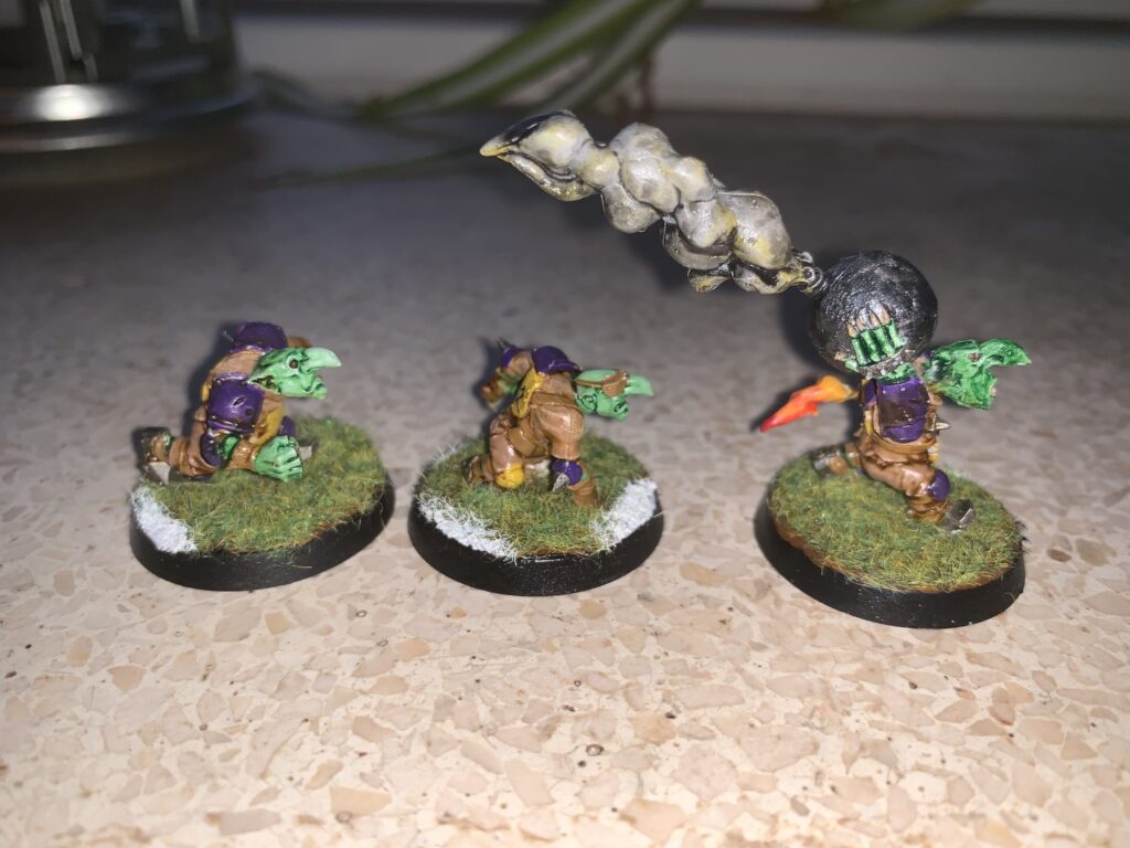Goblins med Bommer [Blood Bowl]