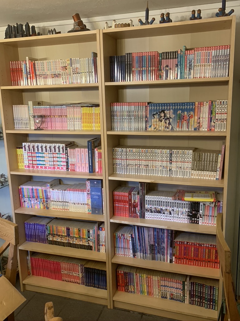 Vores mangaer forår 2020 - reol 3 og 4