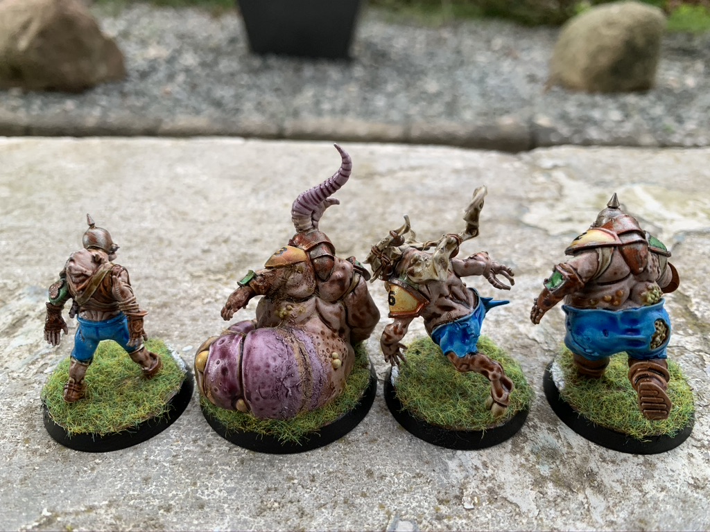 Bloater, pestigor, rotter og rotspawn, Pradeshynya Postules, Nurgle Rotters [Blood Bowl]