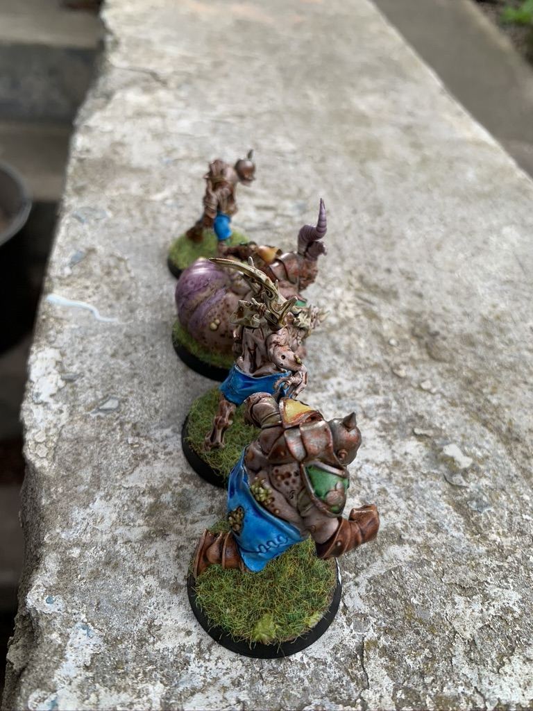 Bloater, pestigor, rotter og rotspawn, Pradeshynya Postules, Nurgle Rotters [Blood Bowl]