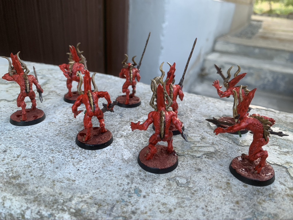 8x Khorne Bloodletters [Warhammer: Fantasy / Warhammer: Age of Sigmar / Warhammer 40.000]