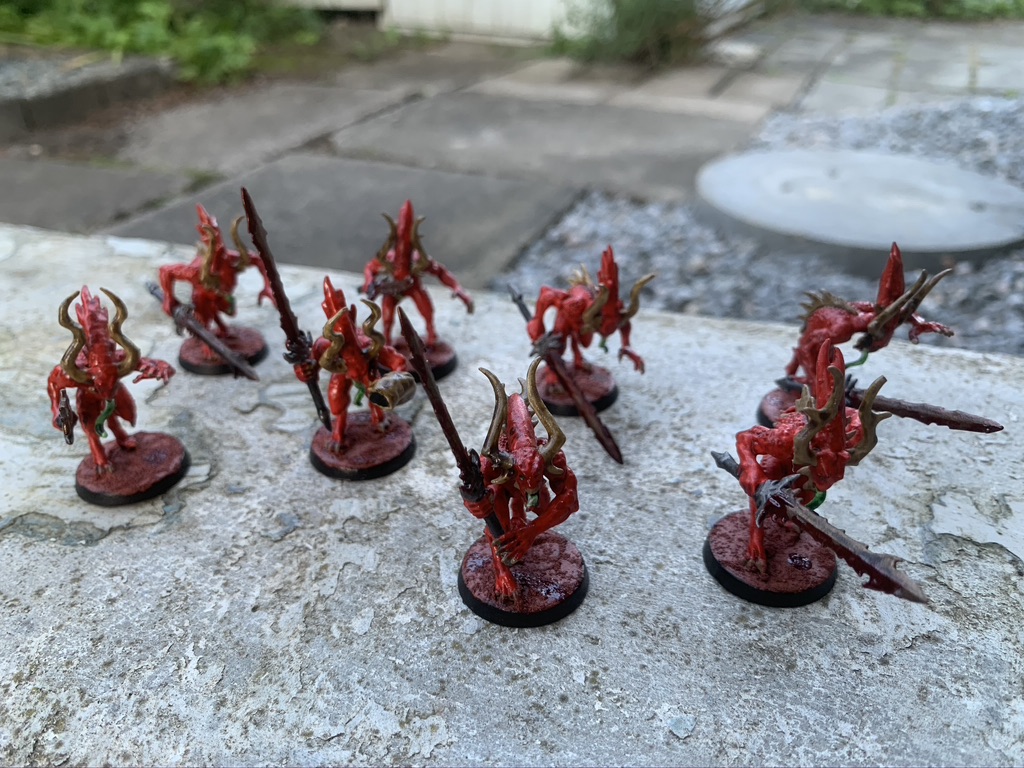 8x Khorne Bloodletters [Warhammer: Fantasy / Warhammer: Age of Sigmar / Warhammer 40.000]