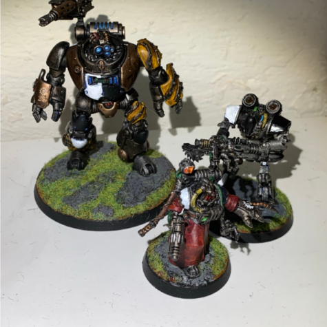 Mechanicum Castallax, Thallax og Enginseer genmalet [30k]