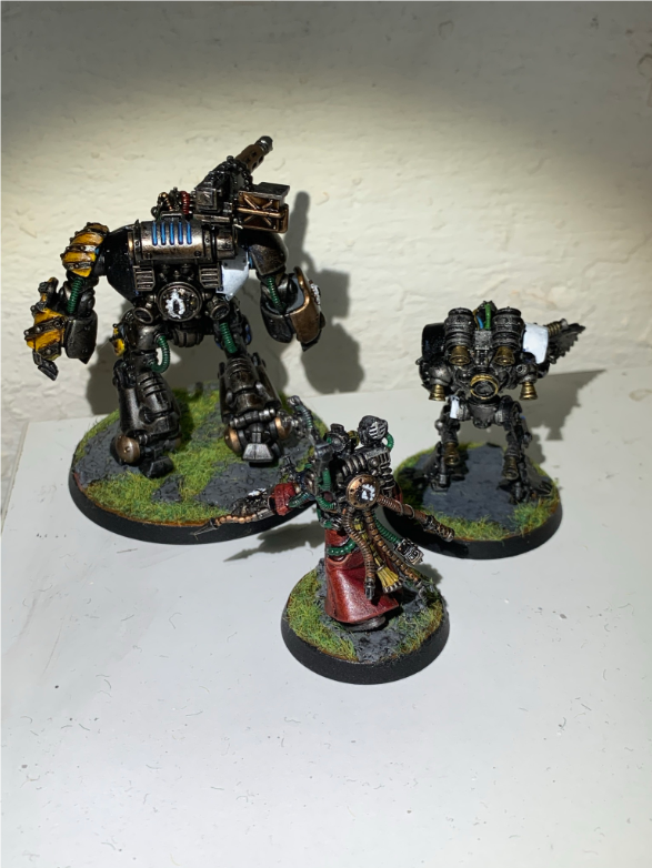 Mechanicum Castallax, Thallax og Enginseer genmalet [30k]