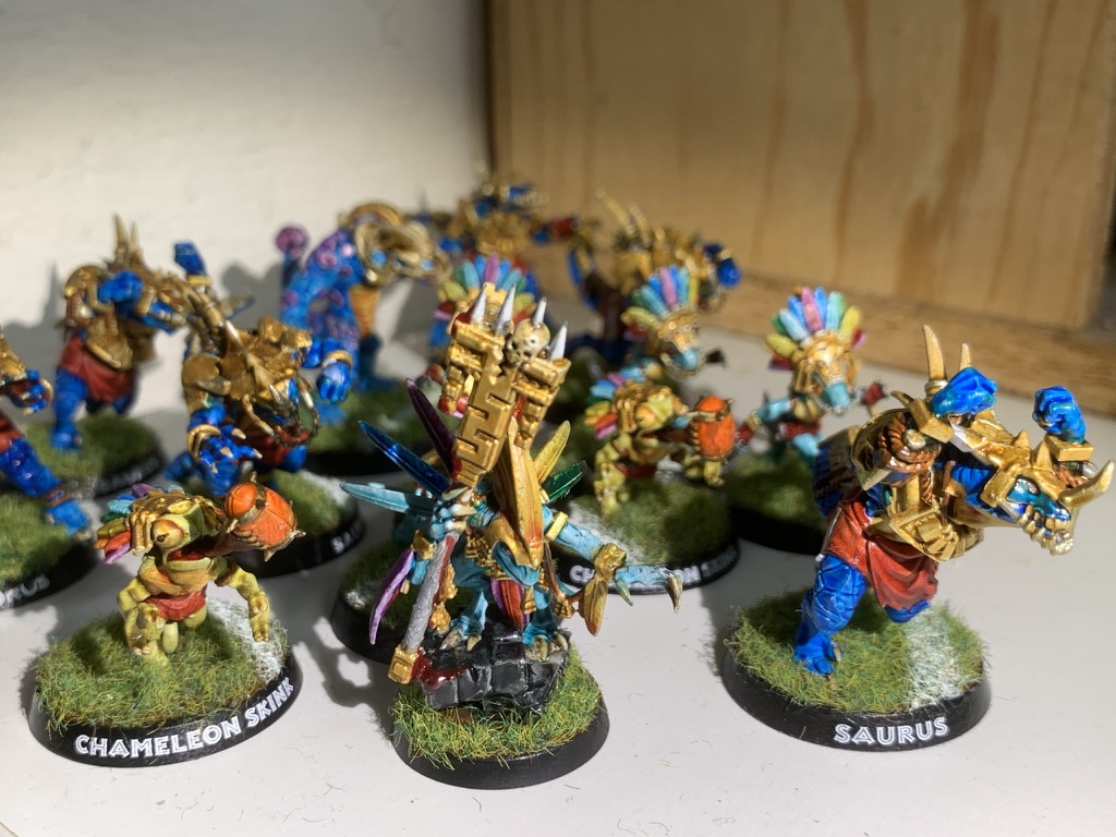 Gwangee Gogetters, Lizardmen Team [BloodBowl]
