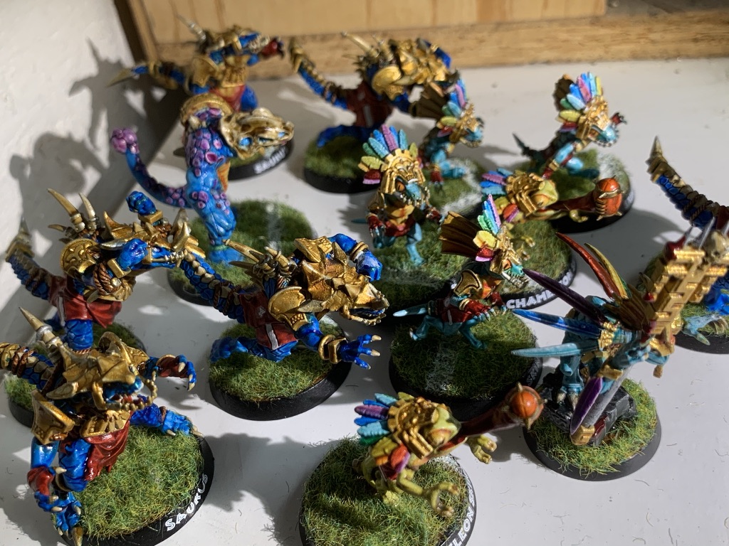 Gwangee Gogetters, Lizardmen Team [BloodBowl]