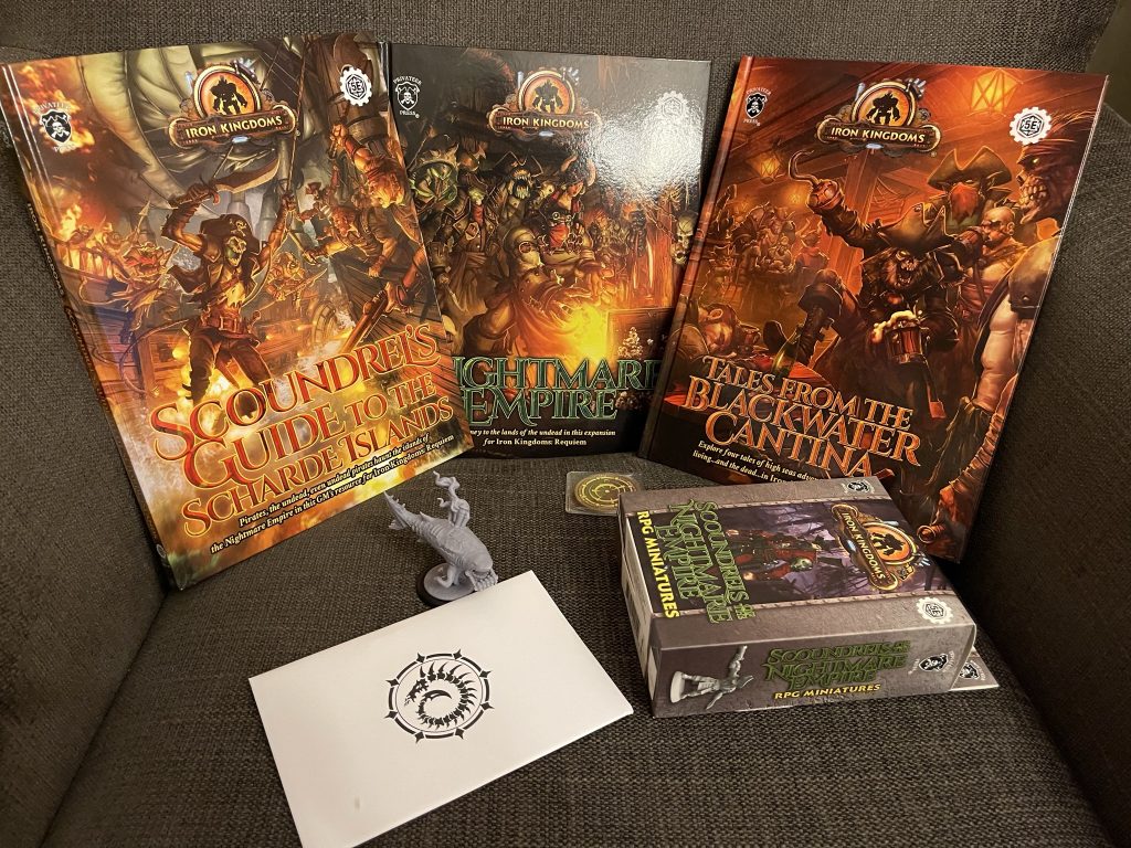 Iron Kingdoms Nightmare Kingdoms rollespilsbøger