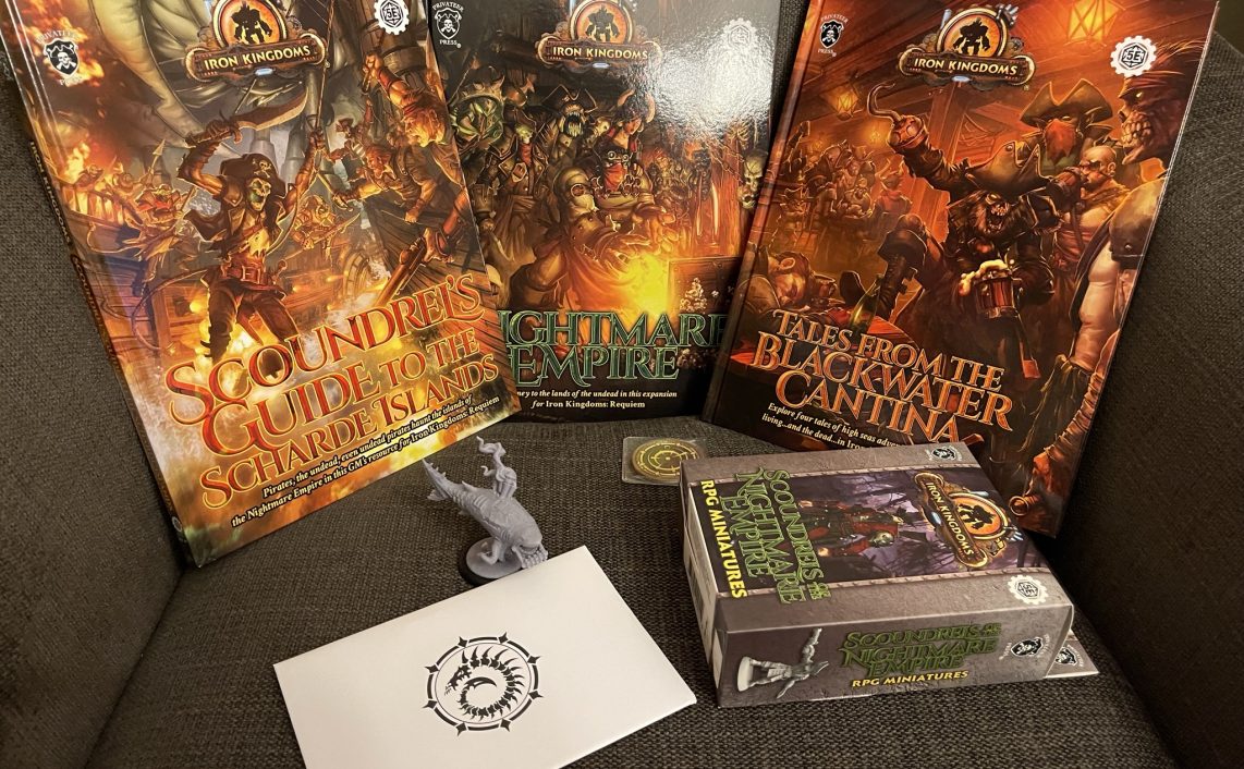 Iron Kingdoms Nightmare Kingdoms rollespilsbøger