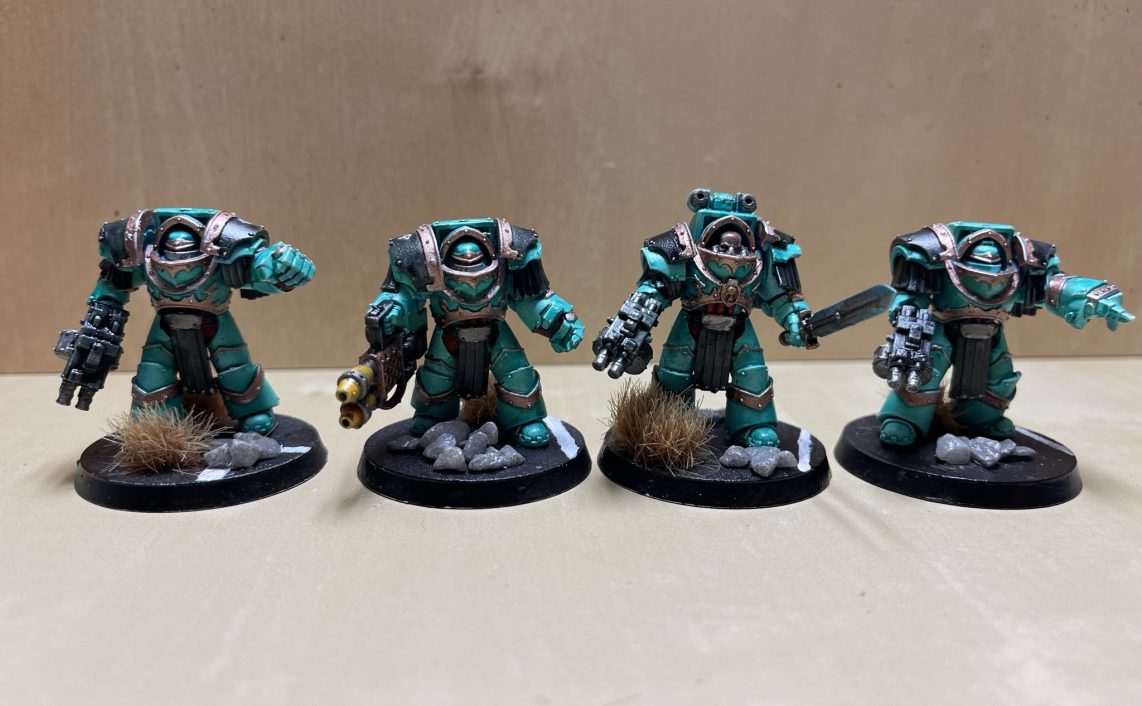 4 Sons of Horus Cataphractii Terminators [Horus Heresy]