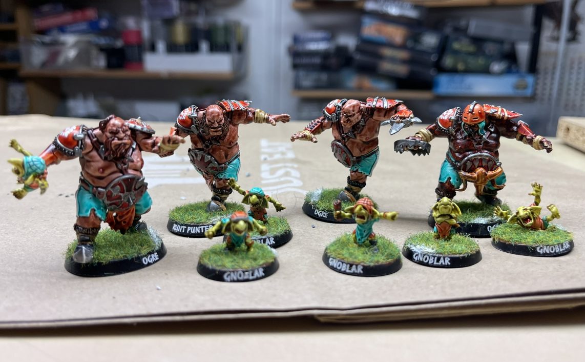 Teaser af Firemountain Icemaws, Ogre Team [Blood Bowl]