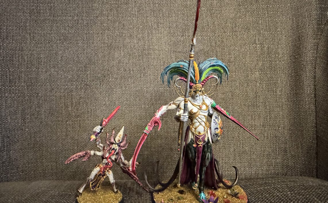 Shalaxi Hellbane og gammel Keeper of Secrets [Warhammer/AoS/40k]