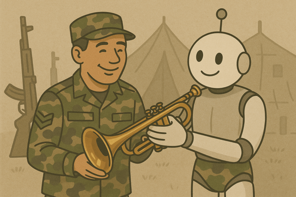 Forsvar AI musik