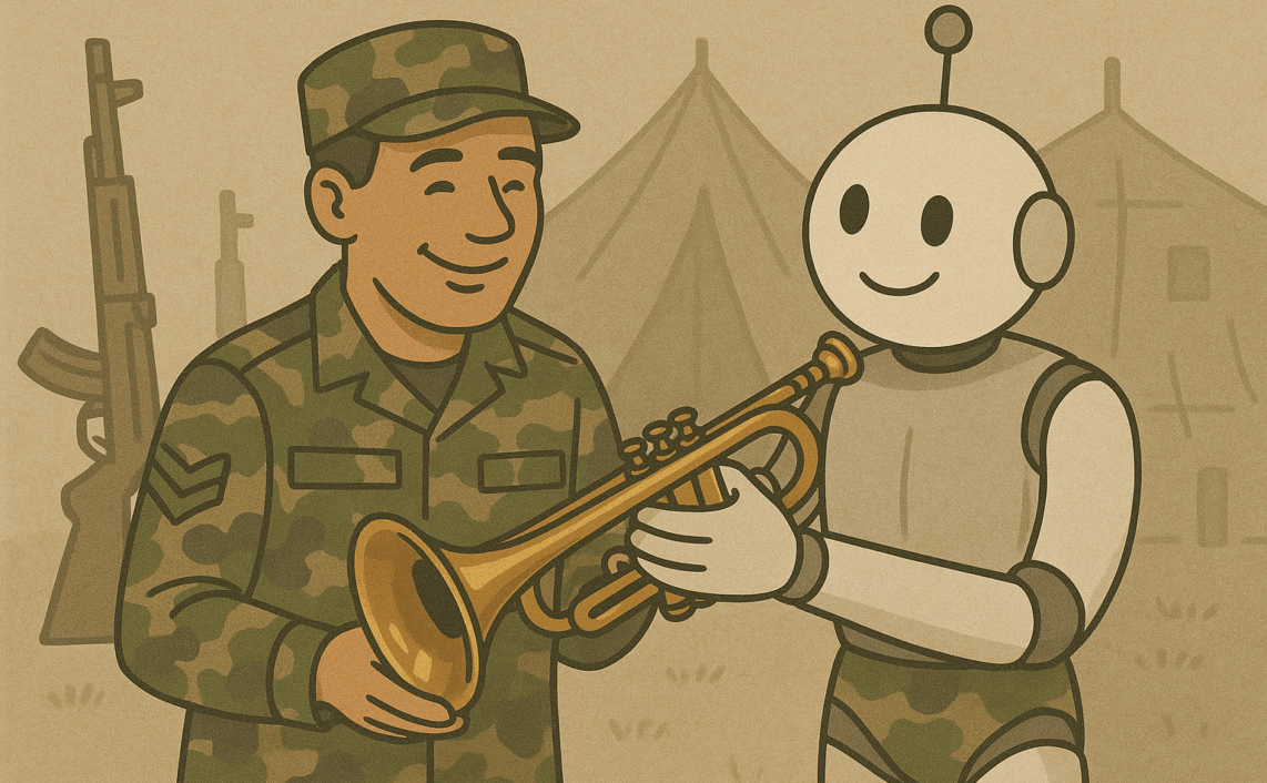Forsvar AI musik
