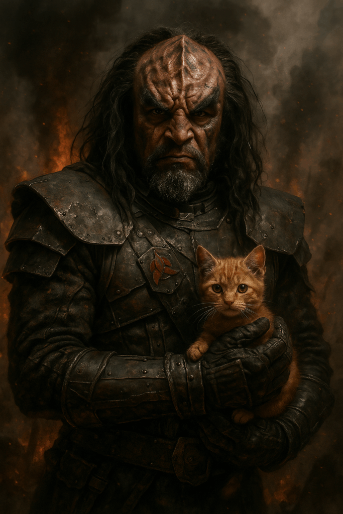 Klingonen og killingen, en Star Trek historie på engelsk