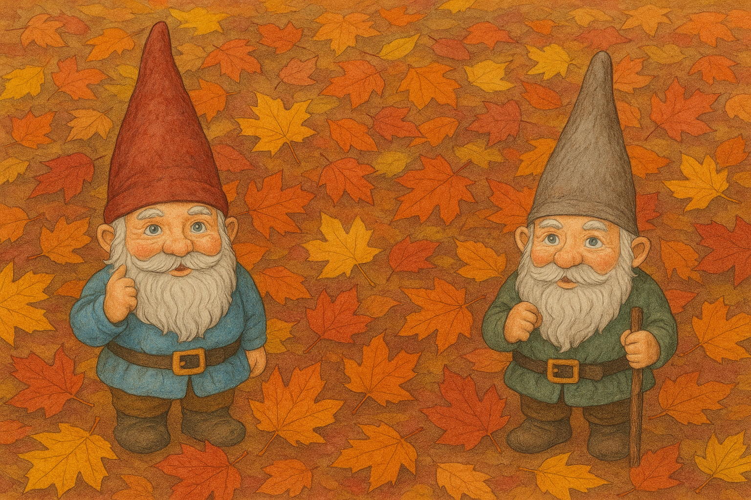 Havenisser om efteråret