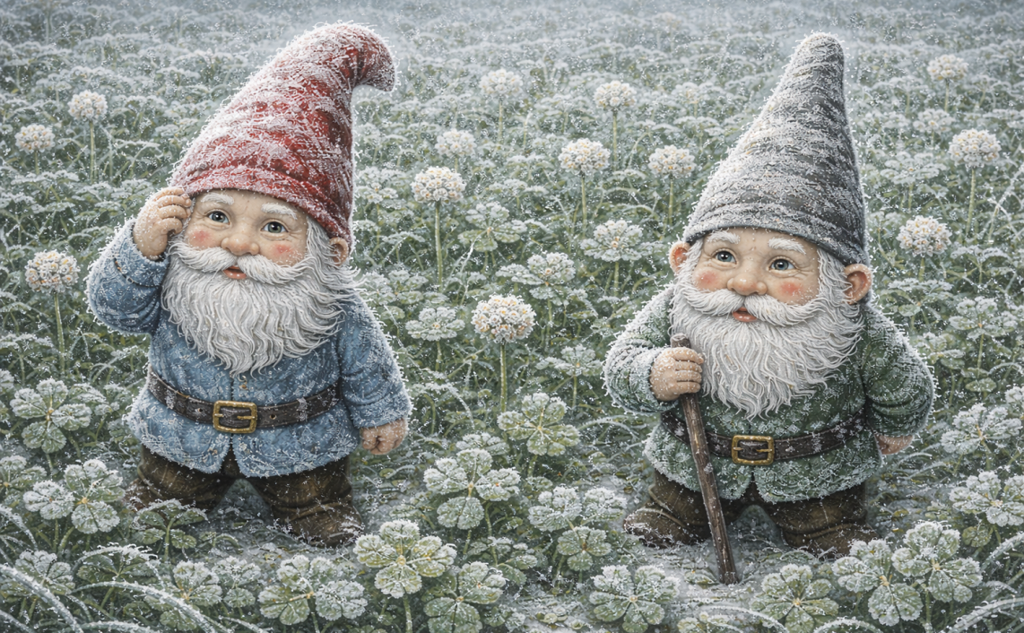 Havenisser med frost