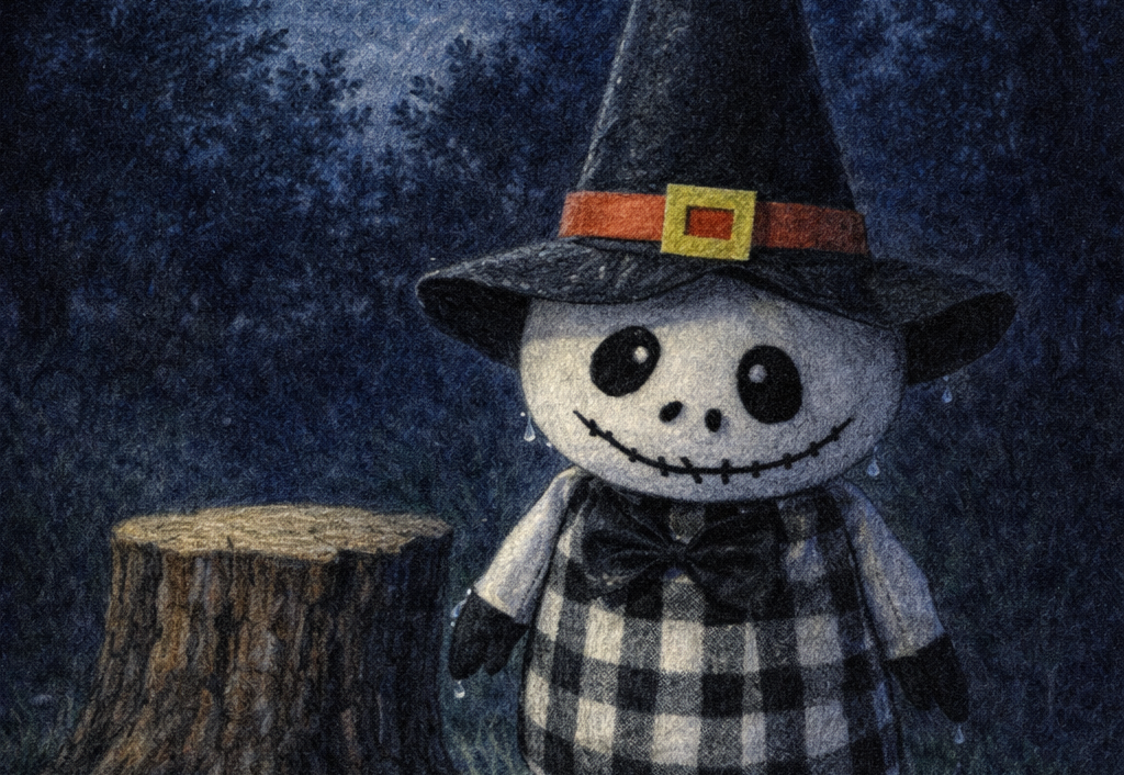 Nachi og træstubben