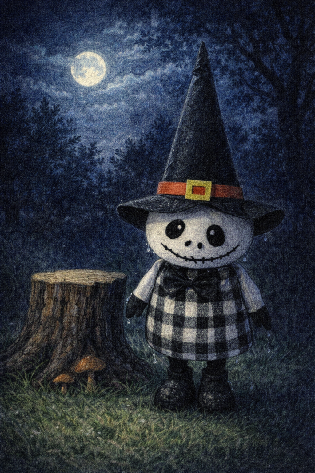 Nachi og træstubben