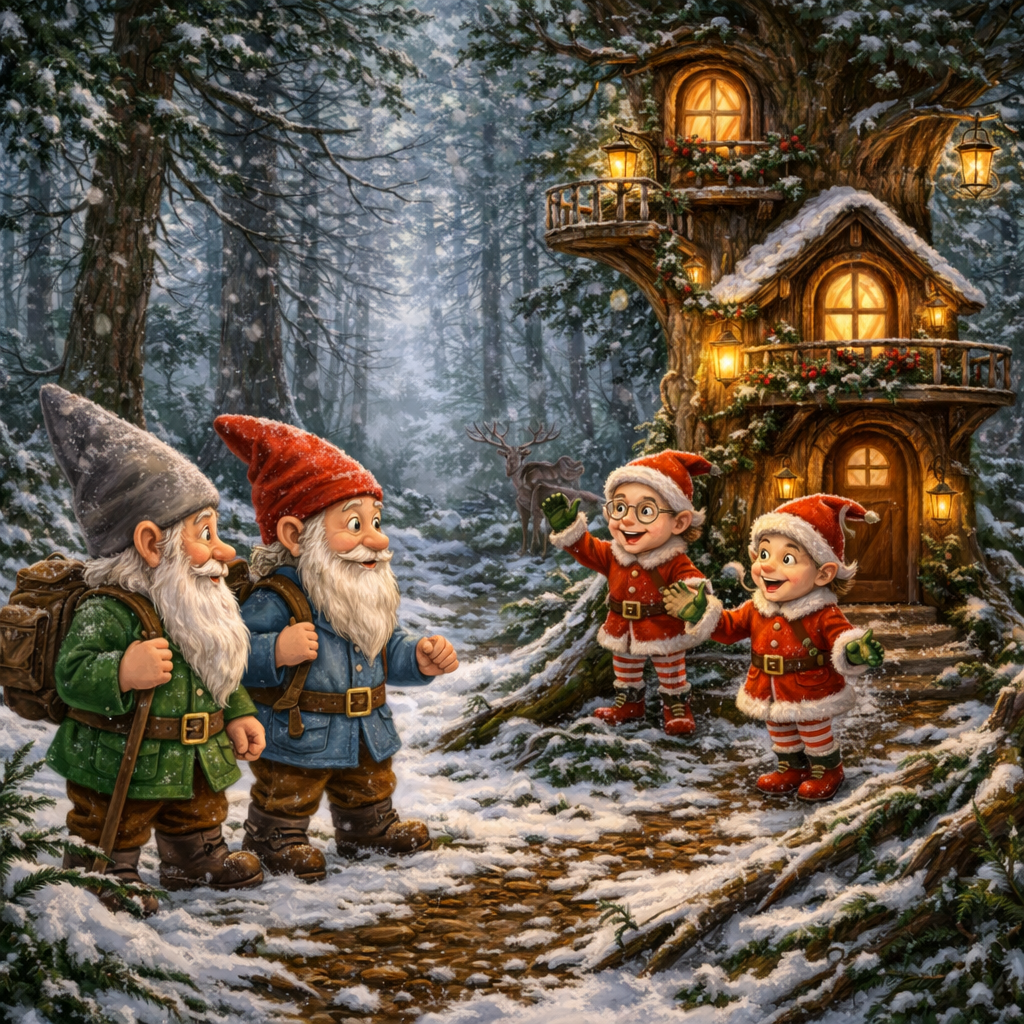 Havenisserne besøger julenissernes by