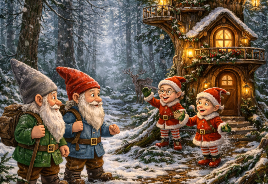 Havenisserne besøger julenissernes by