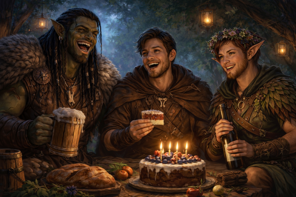 En fantasy fødselsdagshistorie til en ven